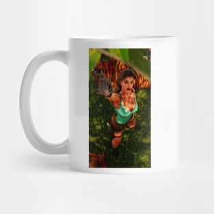 Lara Croft found the stone dragon Mug